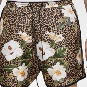 Zara Leopard Shorts
